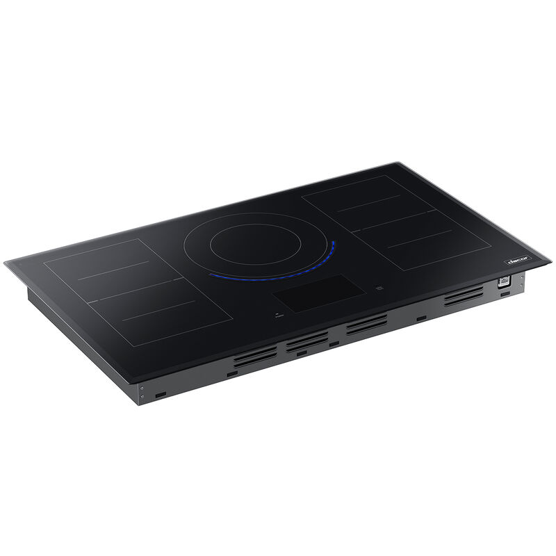 Dacor Contemporary 36 in. 5-Burner Smart Induction Cooktop with Simmer Burner & Power Burner - Black Glass, , hires