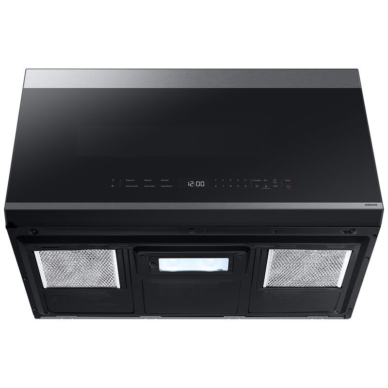 Samsung Bespoke 30 in. 2.1 cu. ft. Over-the-Range Smart Microwave with 10 Power Levels, 400 CFM & Sensor Cooking Controls - Stainless Steel, Stainless Steel, hires