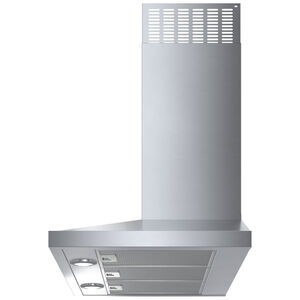 Bosch 300 Series 36 in. Convertible Chimney Style Range Hood with 300 CFM, 3 Fan Speeds & 2 LED Lights - Stainless Steel, , hires