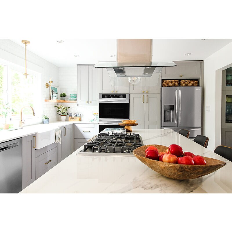 Frigidaire 42 in. Convertible Chimney Style Range Hood with 400 CFM, 3 Fan Speeds & 4 Halogen Lights - Stainless Steel, , hires