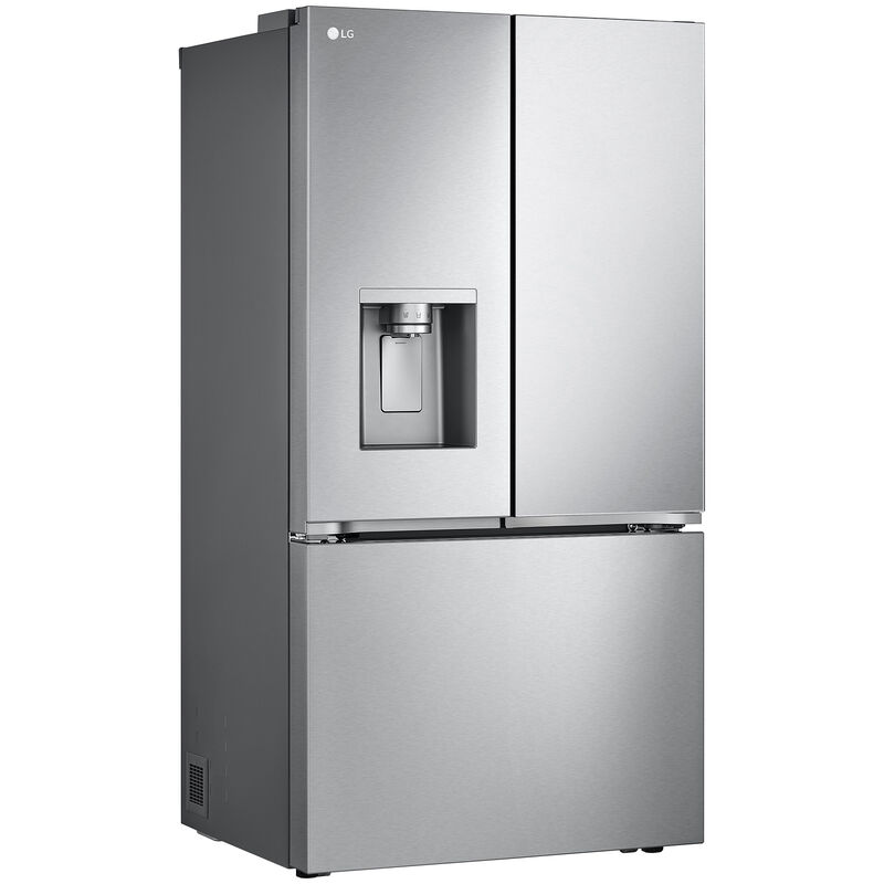 LG 36 in. 25.5 cu. ft. Smart Counter Depth French Door Refrigerator with External Ice & Water Dispenser - PrintProof Stainless Steel, PrintProof Stainless Steel, hires