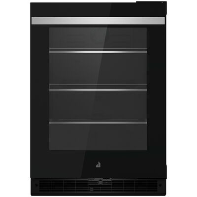 JennAir Noir 24 in. 5.2 cu. ft. Built-In Undercounter Refrigerator - Black | JUGFR242HM