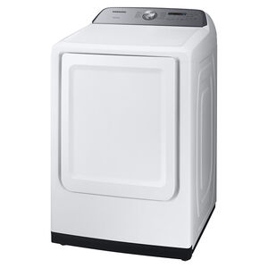 Samsung 27 in. 7.4 cu. ft. Electric Dryer with Sanitize Cycle & Sensor Dry - White, , hires