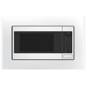 Cafe 30 in. Built-In Trim Kit for Microwaves - Matte White, , hires