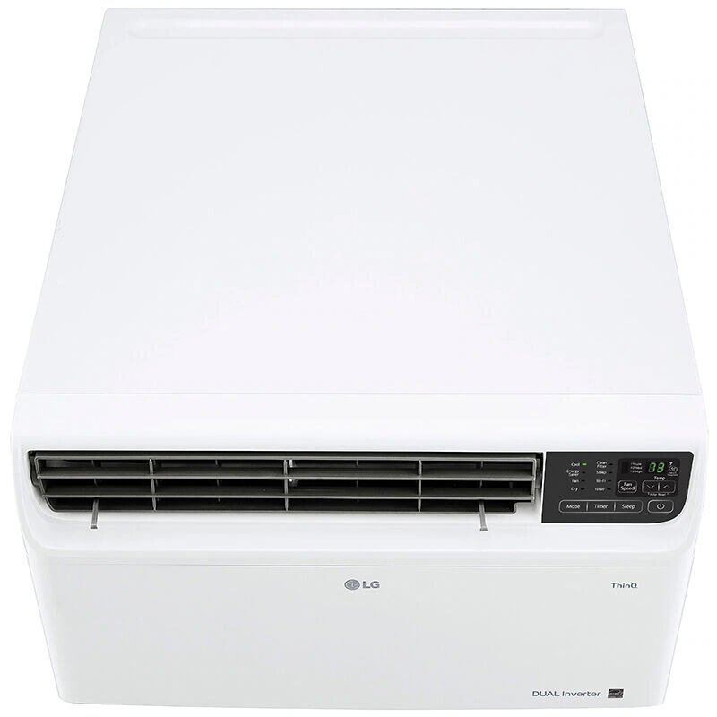LG 12,000 BTU 115V Smart Energy Star Window/Wall Air Conditioner with Dual Inverter, 3 Fan Speeds, Sleep Mode & Remote Control - White, , hires