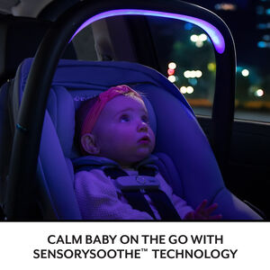 Evenflo Litemax NXT Infant Car Seat with Sensory Soothe - Agate Purple, Agate Purple, hires