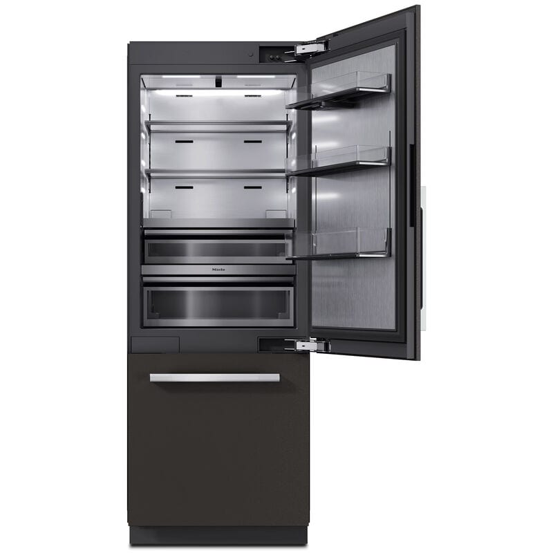 Miele MasterCool Series 30 in. 16.5 cu. ft. Built-In Smart Counter Depth Bottom Freezer Refrigerator with Internal Water Dispenser - Custom Panel Ready, , hires
