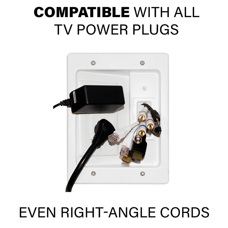 Sanus Systems In-Wall Power Kit for Mounted TV & Soundbar, , hires