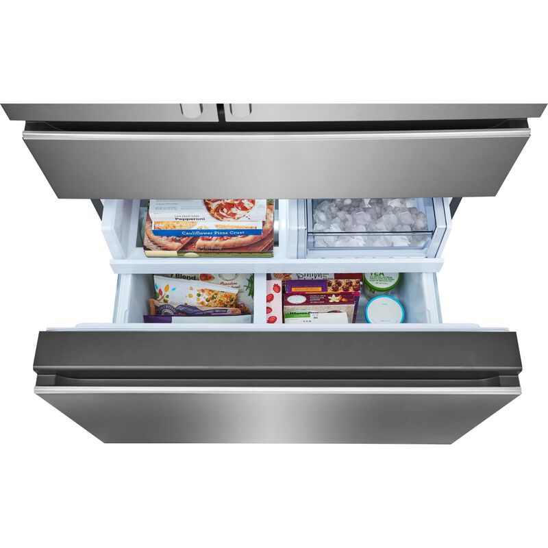 Frigidaire Professional 36 in. 21.4 cu. ft. Smart Counter Depth 4-Door French Door Refrigerator with Ice & Water Dispenser - Stainless Steel, , hires
