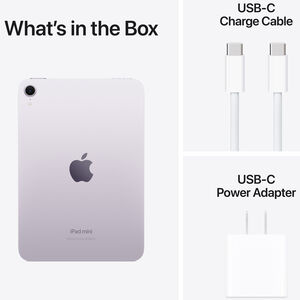 Apple - iPad mini (A17 Pro chip) - Built for Apple Intelligence - Wi-Fi 512GB - Purple, Purple, hires