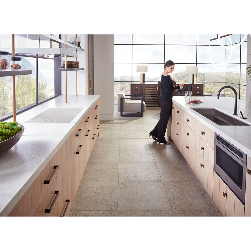 Monogram 24 in. 1.2 cu. ft. 1000W Drawer Microwave with Sensor Cooking - Stainless Steel, , hires