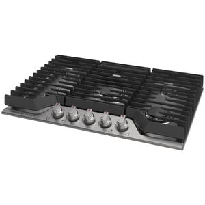 Frigidaire Gallery 30 in. 5-Burner Natural Gas Cooktop with Simmer Burner & Power Burner - Stainless Steel, Stainless Steel, hires