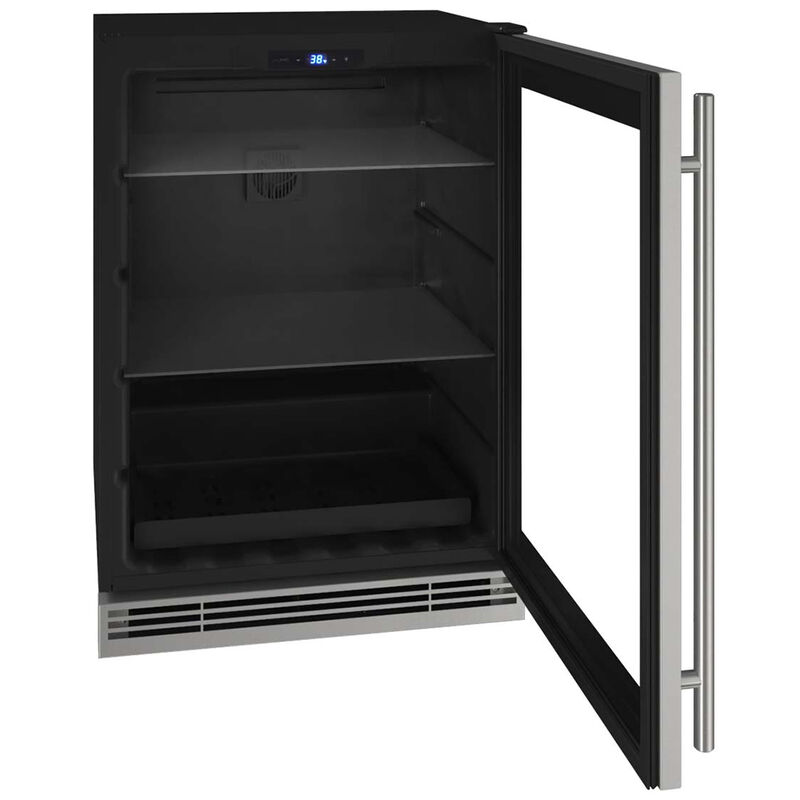 U-Line 1 Class 24 in. 5.7 cu. ft. Undercounter Refrigerator - Stainless Steel, , hires