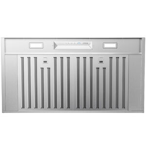 Zephyr 36 in. Standard Style Range Hood with 3 Speed Settings, 600 CFM & 2 LED Lights - Stainless Steel, , hires