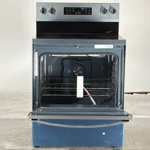 Whirlpool 30 in. 5.3 cu. ft. Air-Fry Standard Convection Electric Range with Radiant Burners - Fingerprint Resistant Stainless Steel (Open Box Excellent Condition), , hires