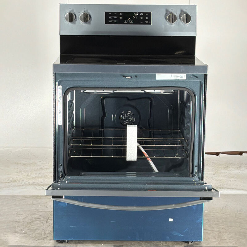 Whirlpool 30 in. 5.3 cu. ft. Air-Fry Standard Convection Electric Range with Radiant Burners - Fingerprint Resistant Stainless Steel (Open Box Excellent Condition), , hires