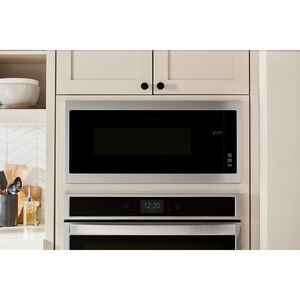 Whirlpool 30 in. 1.1 cu.ft Built-In Microwave with 10 Power Levels - Stainless Steel, , hires