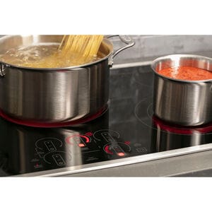 GE Profile 30 in. 5-Burner Smart Electric Cooktop with Simmer Burner & Power Burner - Black, , hires