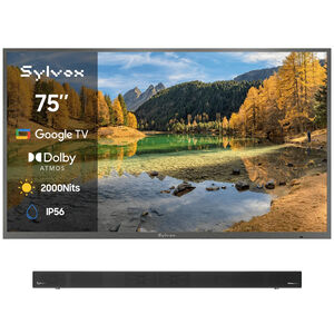 Sylvox - Pool Pro 3.0 75" Class Full Sun 4K UHD LED Smart Google Outdoor TV, , hires