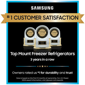 Samsung 29 in. 17.5 cu. ft. Smart Garage Ready Top Freezer Refrigerator with Ice Maker - Fingerprint Resistant Stainless, , hires