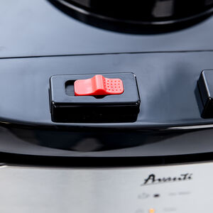 Avanti 12" Hot And Cold Water Dispenser with Child Safety Guard - Stainless Steel with Black Cabinet, , hires