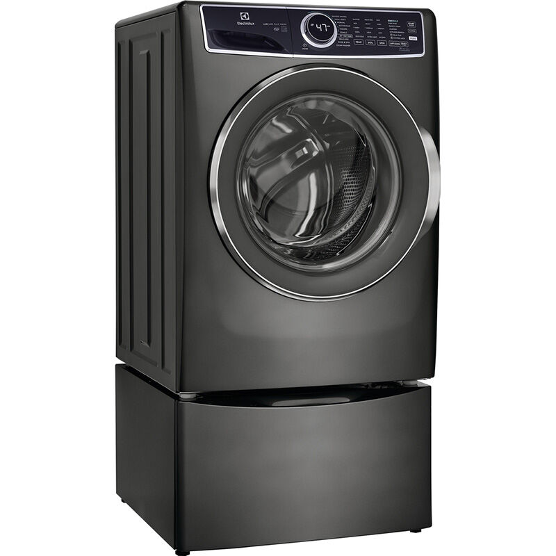 Electrolux 500 Series 27 in. 4.5 cu. ft. Stackable Front Load Washer with Perfect Steam & LuxCare Plus Wash - Titanium, Titanium, hires