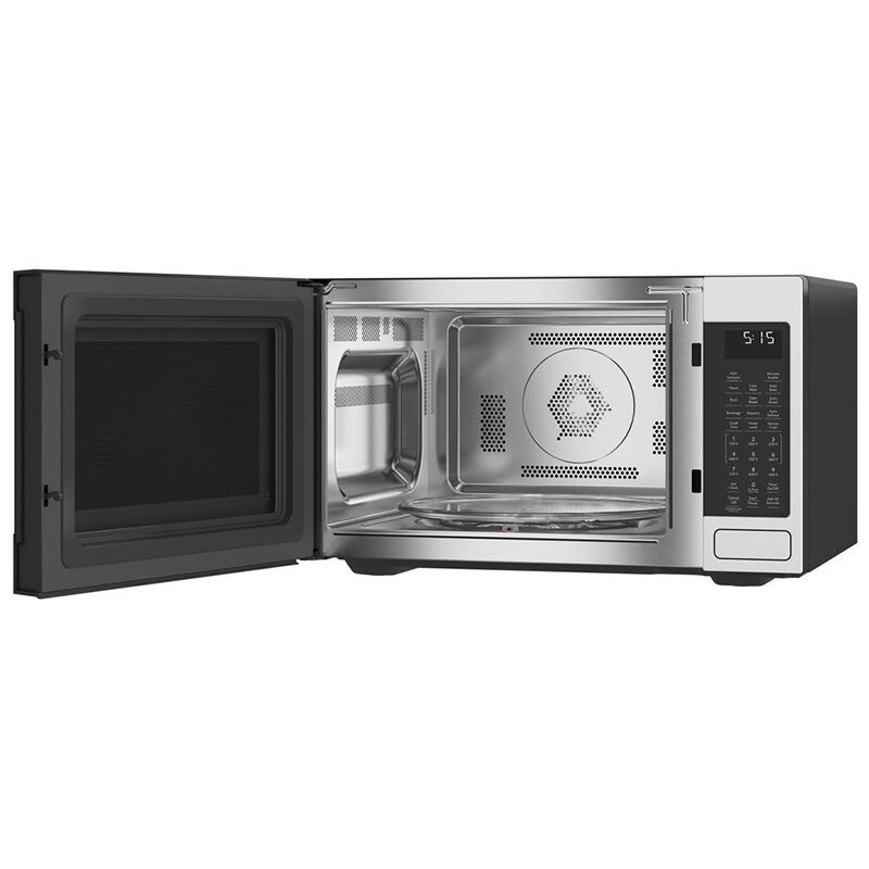 Cafe 22 in. 1.5 cu.ft Countertop Smart Microwave with 10 Power Levels & Sensor Cooking Controls - Stainless Steel, Stainless Steel, hires