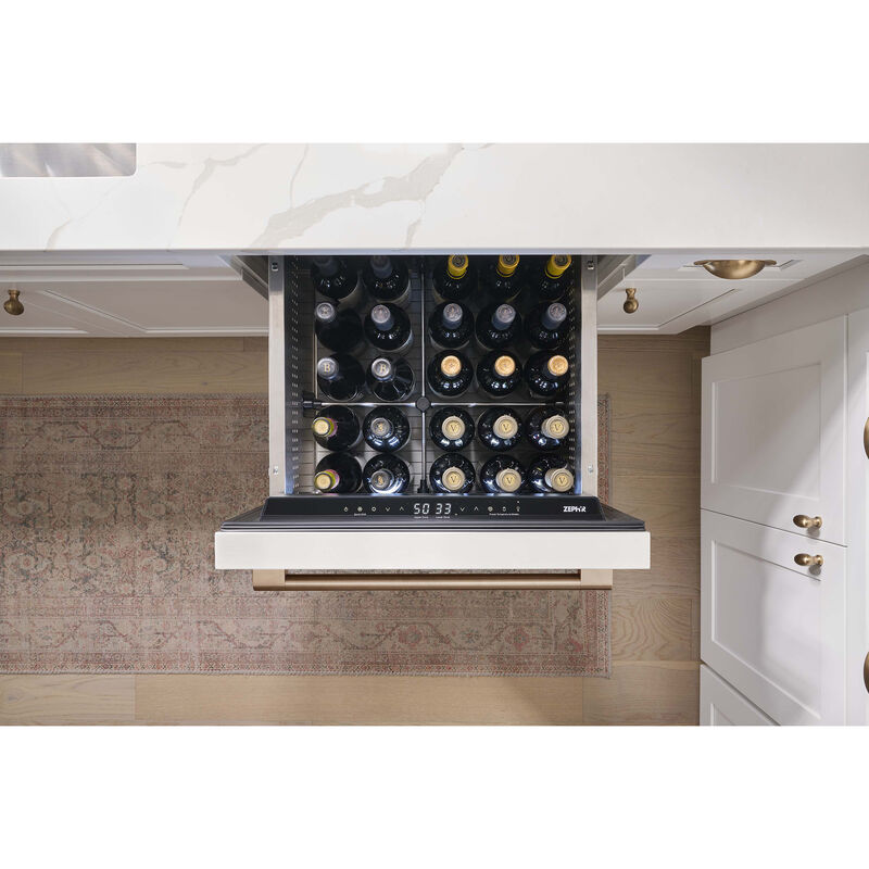 Zephyr 24 in. 5.1 cu. ft. Refrigerator Drawer - Custom Panel Ready, , hires