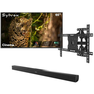 Sylvox - Cinema 65" Class Full Sun 4K UHD QLED Smart Google Outdoor TV, , hires