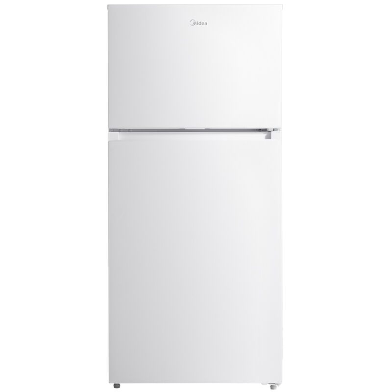 Midea 28 in. 14.2 cu. ft. Counter Depth Garage-Ready Top Freezer Refrigerator - White, White, hires