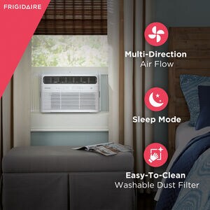Frigidaire 5,000 BTU Energy Star Window Air Conditioner with 3 Fan Speed, Sleep Mode & Remote Control - White, , hires