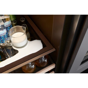 Sub-Zero Designer Series 24 in. Built-In 5.1 cu. ft. Smart Compact Beverage Center with Adjustable Shelves & Digital Control - Custom Panel Ready, , hires
