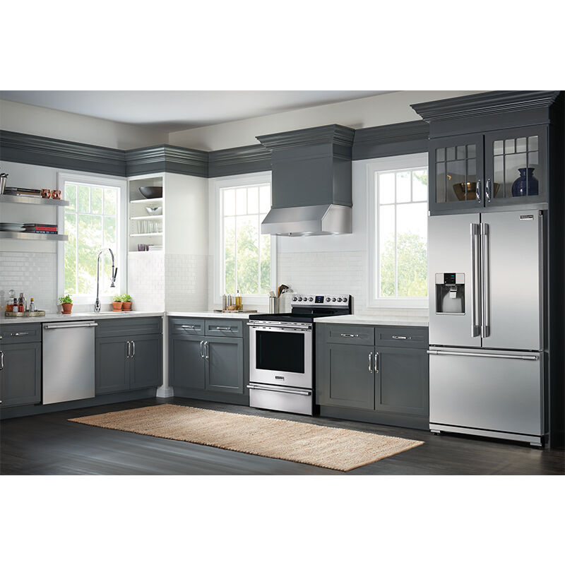 Frigidaire 30 in. Ducted Canopy Pro Style Style Range Hood with 400 CFM, 3 Fan Speeds & 4 LED Lights - Stainless Steel, , hires