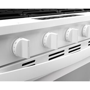 Whirlpool 30 in. 5.0 cu. ft. Smart Air-Fry Standard Convection Slide-In Gas Range with 5 Sealed Burners - White, , hires