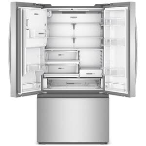 Whirlpool 36 in. 23.4 cu. ft. Smart Counter Depth French Door Refrigerator with Ice & Water Dispenser - Fingerprint Resistant Stainless Steel, , hires