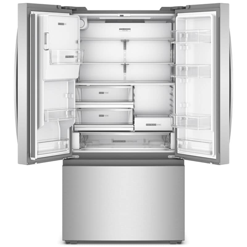 Whirlpool 36 in. 23.4 cu. ft. Smart Counter Depth French Door Refrigerator with Ice & Water Dispenser - Fingerprint Resistant Stainless Steel, , hires