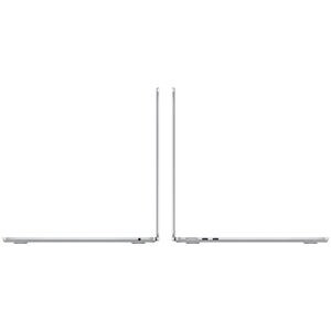 Apple MacBook Air (2024) 13.6 in. Notebook with Apple Intelligence, Apple M3 8-Core CPU, 8-Core GPU, 16 GB RAM, 256 GB SSD, up to 18 Hrs. of Battery Life & Mac OS - Silver, , hires