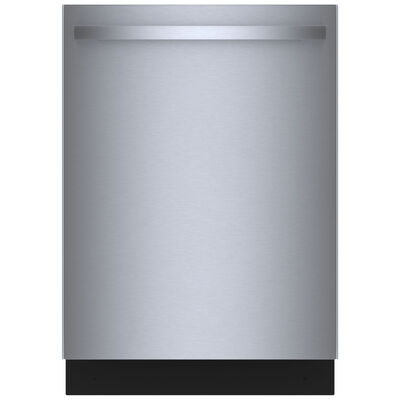 Bosch 500 Series 24 in. Smart Built-In Dishwasher with Top Control, 44 dBA Sound Level, 16 Place Settings, 8 Wash Cycles & Sanitize Cycle - Stainless Steel | SHX65CM5N