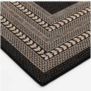 Natco Santorini Collection Outdoor Area Rug Sutton 5'x7' - Natural/Pebble, , hires