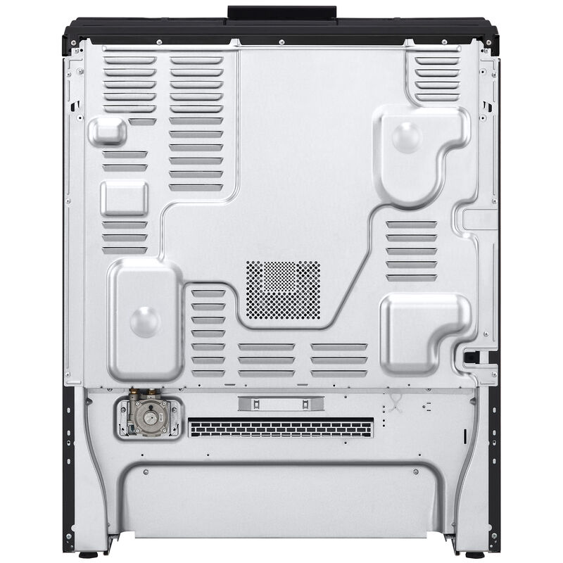 LG 30 in. 6.3 cu. ft. Smart Air-Fry True European Convection Slide-In Gas Range with 5 Sealed Burners & Griddle - Black Stainless Steel, , hires