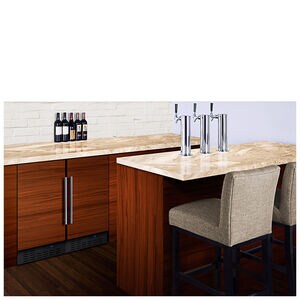 Summit 18 in. 2.7 cu. ft. Built-in Frost Free Compact Upright Freezer with Adjustable Shelves - Custom Panel Ready, , hires