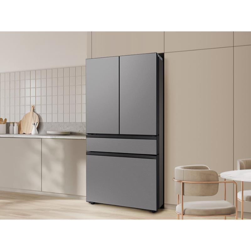 Samsung Bespoke 36 in. 28.9 cu. ft. Smart 4-Door French Door Refrigerator with Internal Water Autofill Pitcher & Beverage Center - Fingerprint Resistant Stainless Steel, , hires
