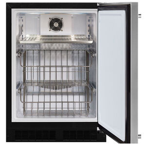 Marvel 24 in. 4.9 cu. ft. Built-in Compact Upright Freezer - Stainless Steel, , hires