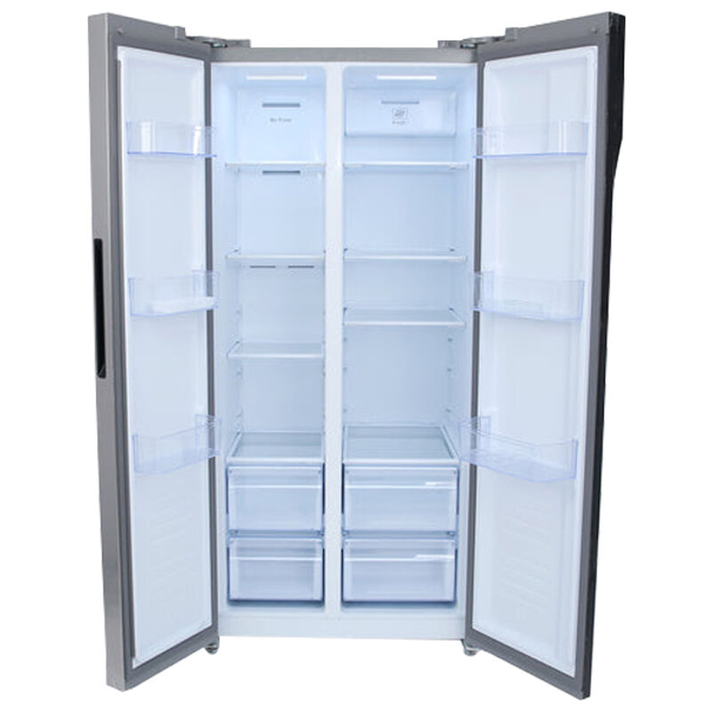 Avanti 33 in. 15.6 cu. ft. Counter Depth Side by Side Refrigerator - Stainless Steel, , hires