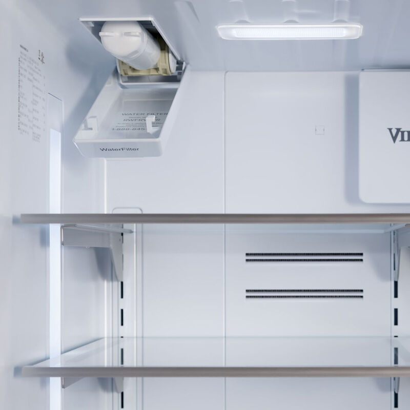 Viking 3 Series 36 in. 19.9 cu. ft. Counter Depth French Door Refrigerator with Internal Water Dispenser - Stainless Steel, , hires