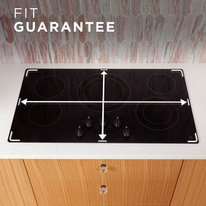 GE 36 in. 5-Burner Electric Cooktop with Simmer Burner & Power Burner - Stainless Steel, , hires