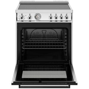 Bertazzoni Professional Series 30 in. 4.7 cu. ft. Dual Convection Electric Range with 4 Induction Burners - Stainless Steel, , hires