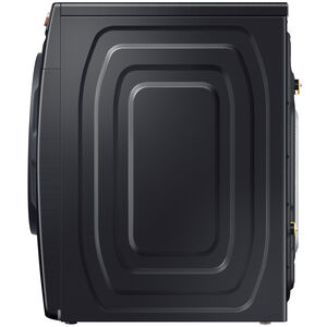 Samsung 27 in. 5.0 cu. ft. Smart Stackable Front Load Washer with Super Speed Wash, Sanitize & Steam Cycle - Brushed Black, Brushed Black, hires