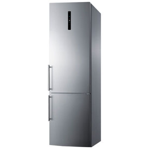 Summit 24 in. 11.7 cu. ft. Counter Depth Bottom Freezer Refrigerator - Stainless Steel, , hires