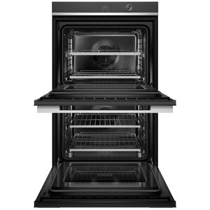 Fisher & Paykel Series 9 30 in. 8.2 cu. ft. Smart Top Control Electric Double Wall Oven with Standard Convection - Stainless Steel, , hires